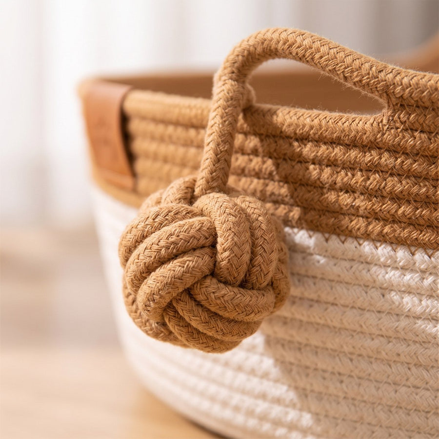 A ball on a strap