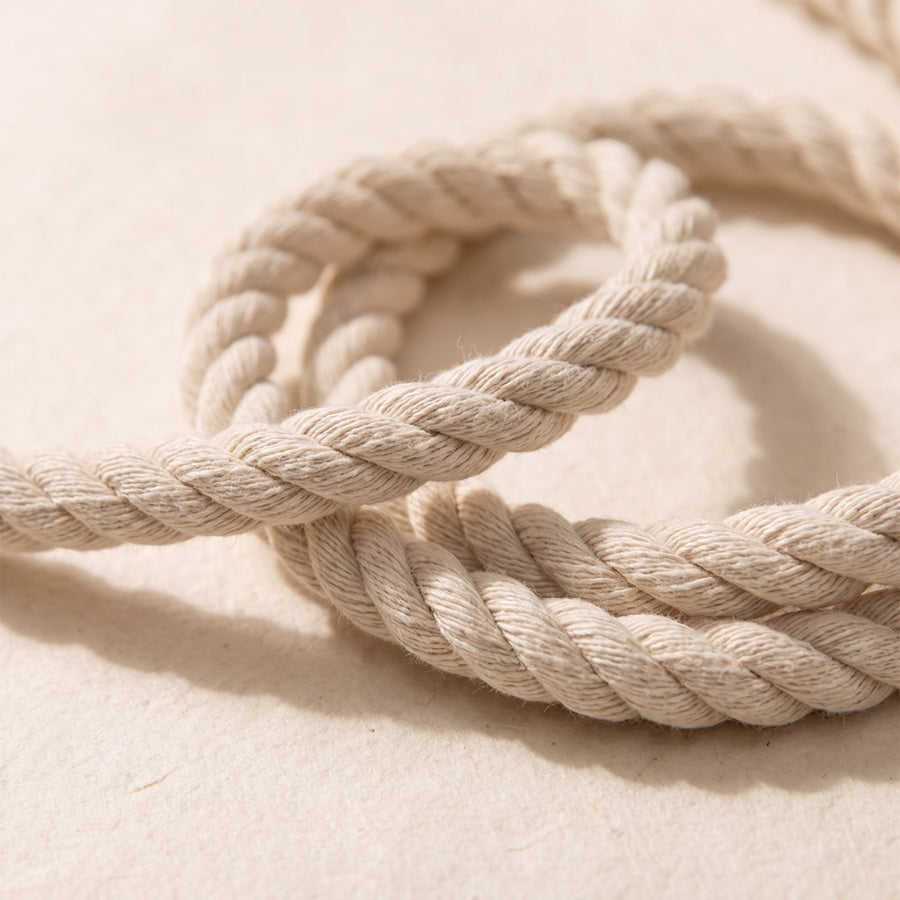 Undyed cotton rope