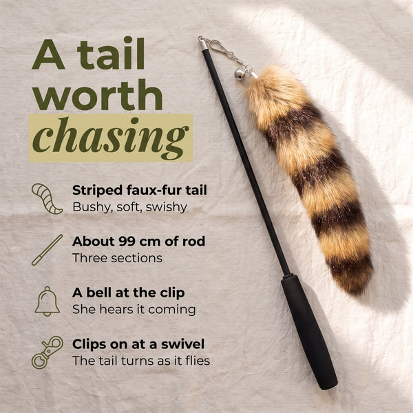 Raccoon Tail Wand