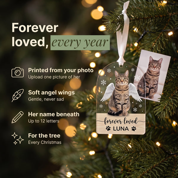 Forever Loved Cat Ornament
